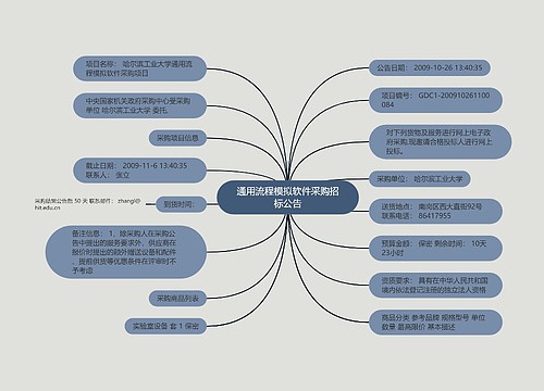 通用流程模拟软件采购招标公告