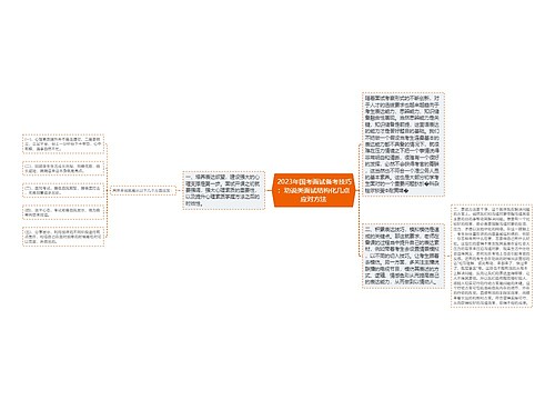  2023年国考面试备考技巧：劝说类面试结构化几点应对方法