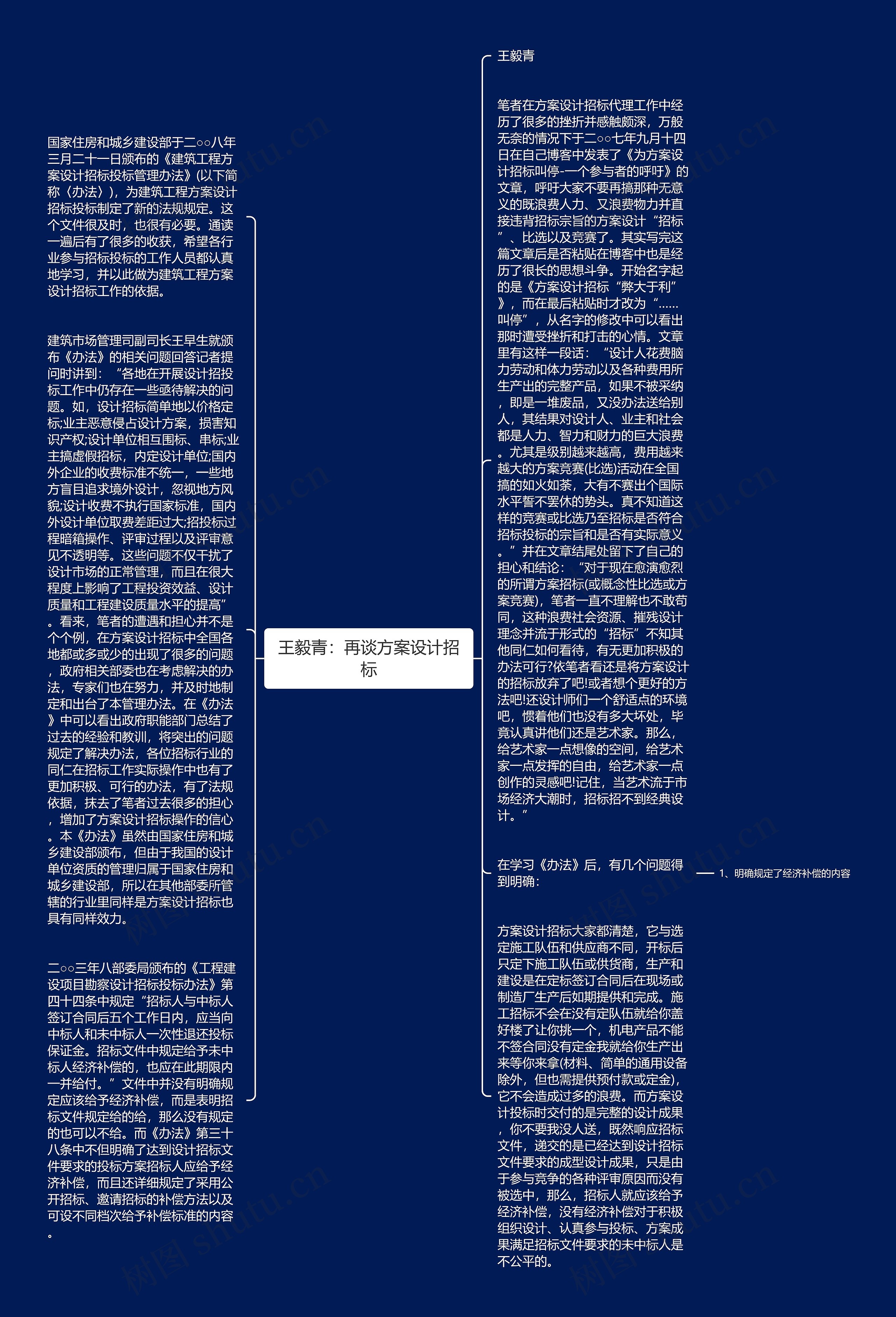 王毅青：再谈方案设计招标
