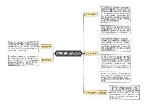 新三板股权投资的优势