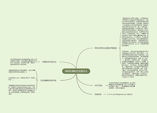 评标标准和方法是什么