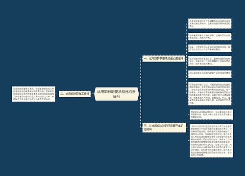 试用期辞职要承担违约责任吗