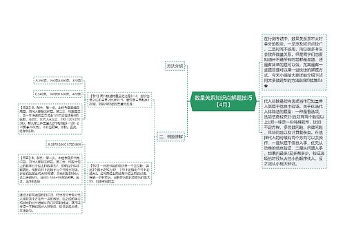 数量关系知识点解题技巧【4月】