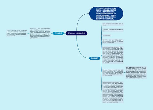 面试热点：政策的温度