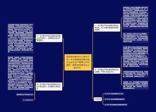 国务院安委会办公室关于进一步加强道路旅客运输企业安全生产管理工作的通知（国务院安委会办公室发布）