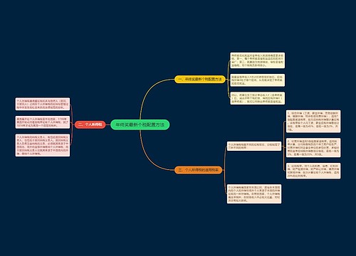 年终奖最新个税配置方法