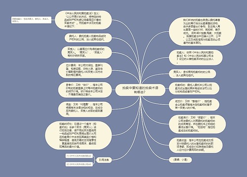 拍卖中要知道的拍卖术语有哪些？