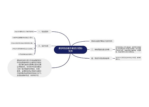 教学综合楼方案设计招标文件