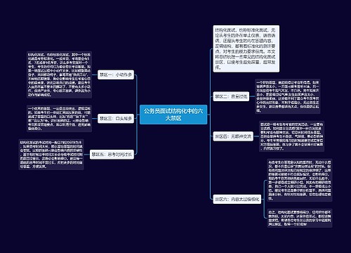 公务员面试结构化中的六大禁区