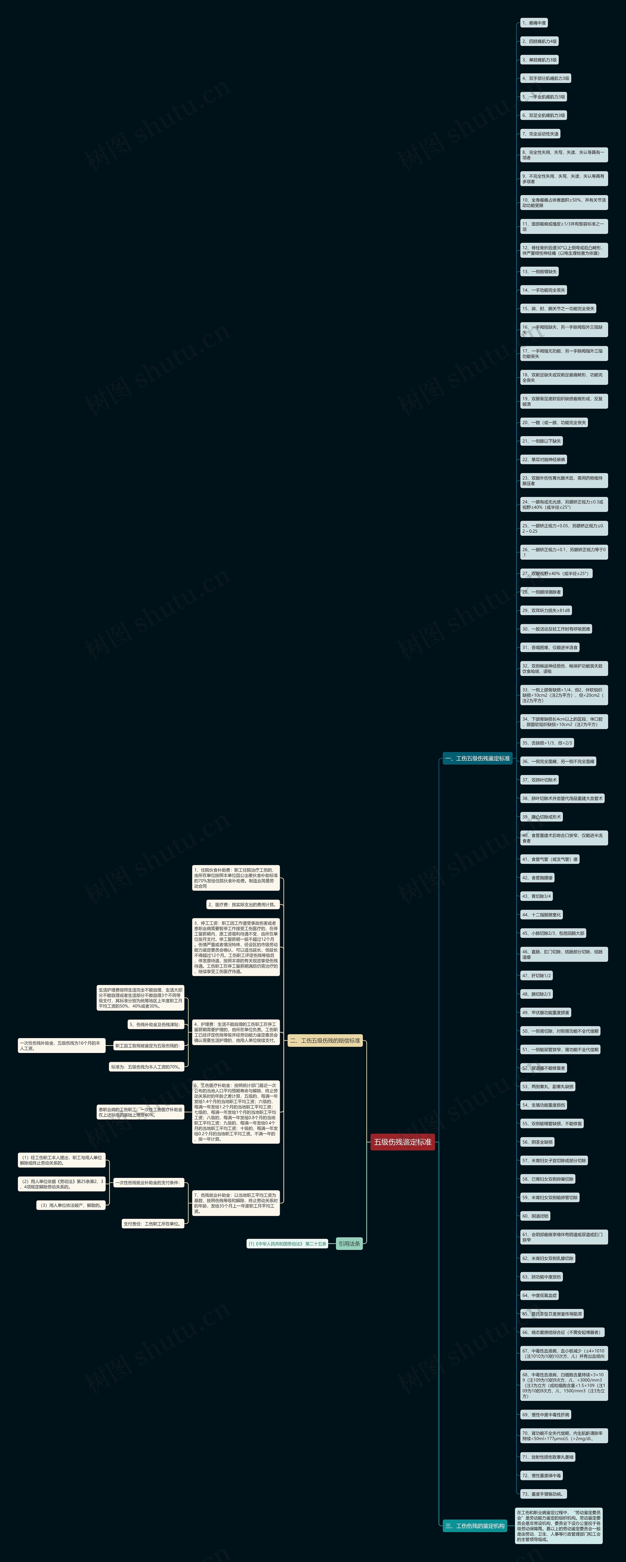 五级伤残鉴定标准 五级伤残鉴定标准