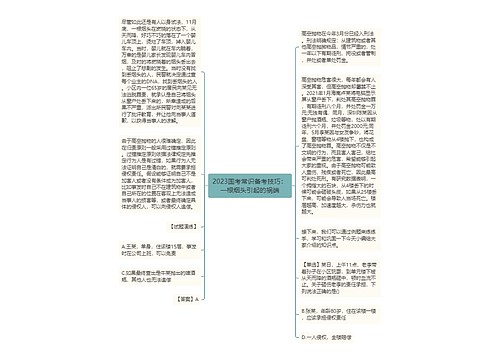 2023国考常识备考技巧：一根烟头引起的祸端