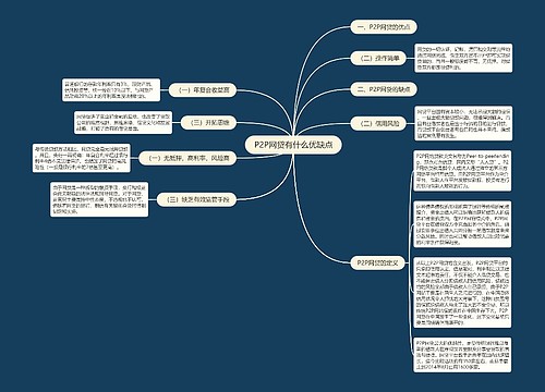 P2P网贷有什么优缺点
