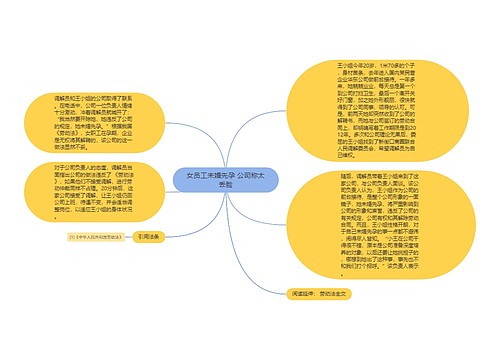 女员工未婚先孕 公司称太丢脸