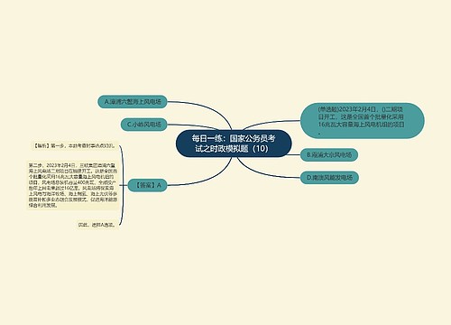 每日一练：国家公务员考试之时政模拟题（10）