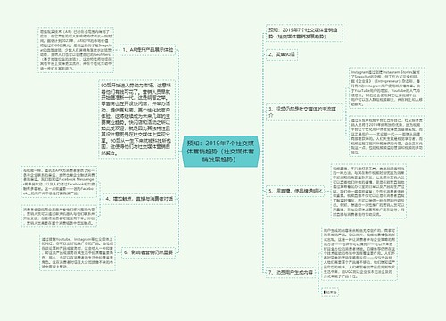 预知：2019年7个社交媒体营销趋势（社交媒体营销发展趋势）