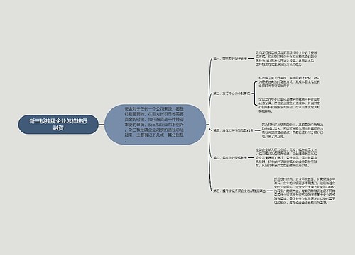 新三板挂牌企业怎样进行融资