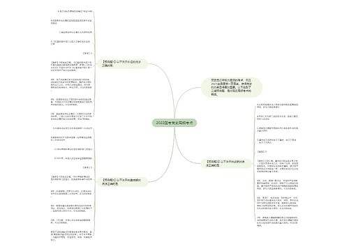 2022国考党史高频考点