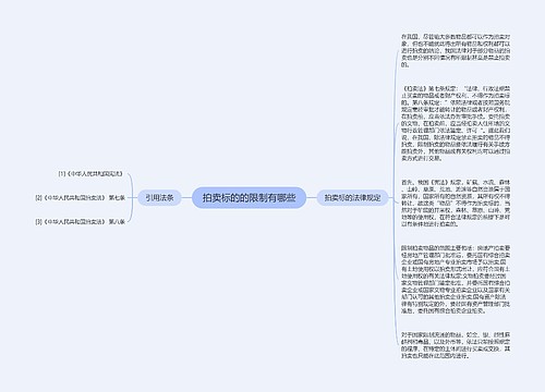 拍卖标的的限制有哪些