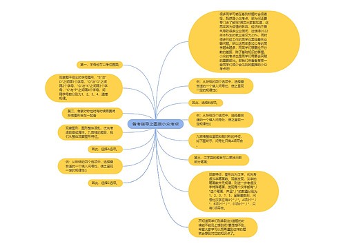 备考指导之图推小众考点