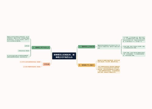 请事假怎么扣钱标准，请事假公司不批怎么办