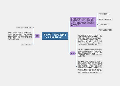 每日一练：国家公务员考试之常识判断（17）