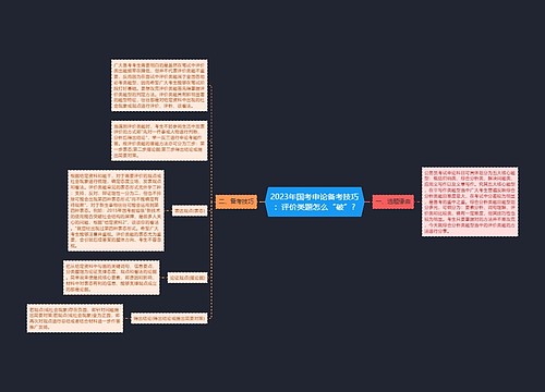 2023年国考申论备考技巧：评价类题怎么“破”?