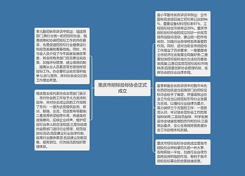 重庆市招标投标协会正式成立