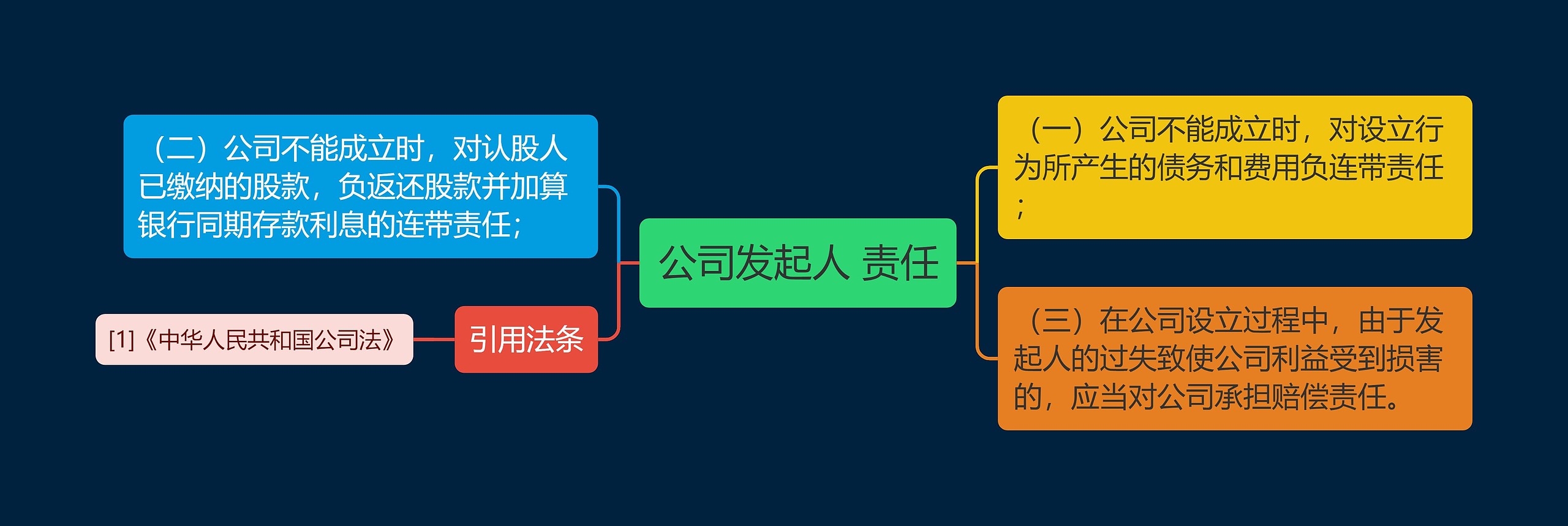 公司发起人 责任