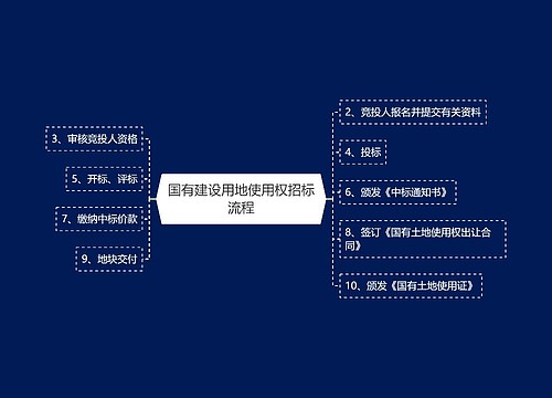 国有建设用地使用权招标流程