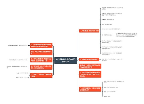 第二医院停车场招商项目招标公告