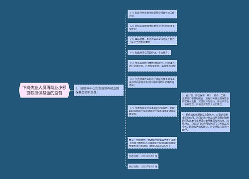 下岗失业人员再就业小额贷款担保基金的监督