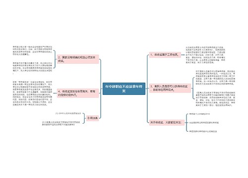 年中辞职应不应该拿年终奖