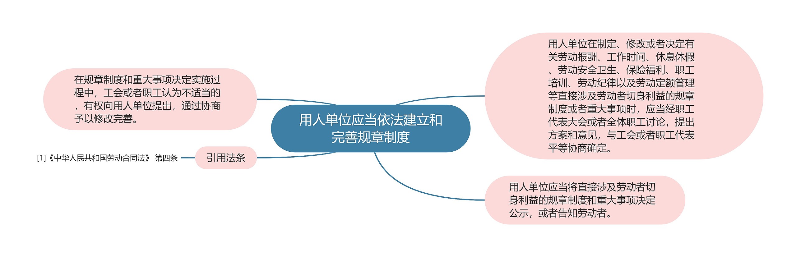 用人单位应当依法建立和完善规章制度