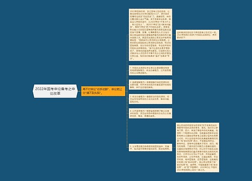 2022年国考申论备考之申论改革