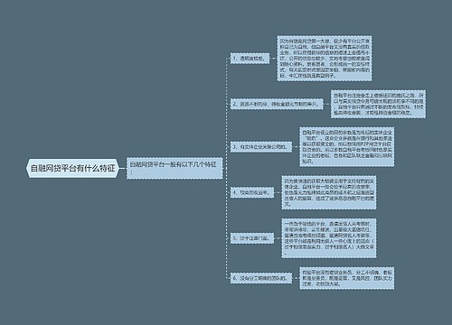 自融网贷平台有什么特征