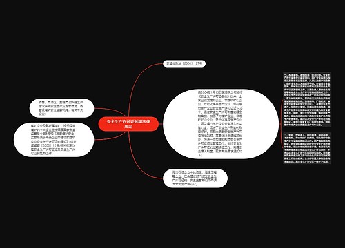 安全生产许可证延期法律规定