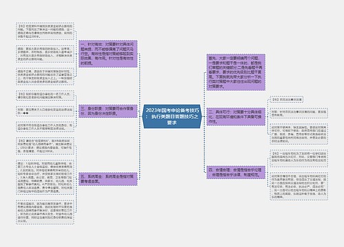  2023年国考申论备考技巧： 执行类题目答题技巧之要求