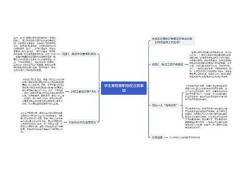 学生寒假兼职维权注意事项