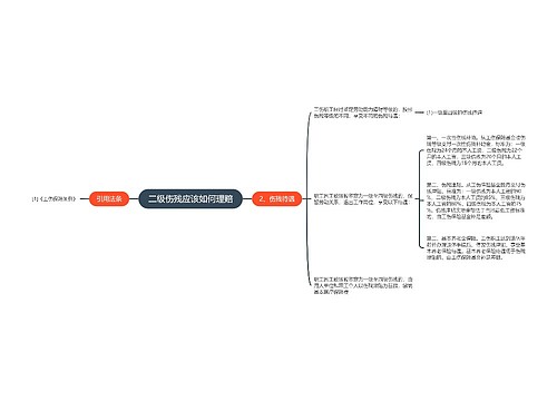 二级伤残应该如何理赔