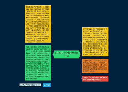 新三板企业定增资金监管升级