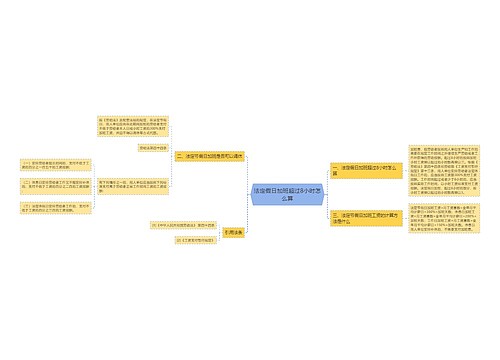 法定假日加班超过8小时怎么算