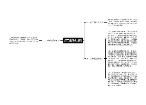 打工是什么性质