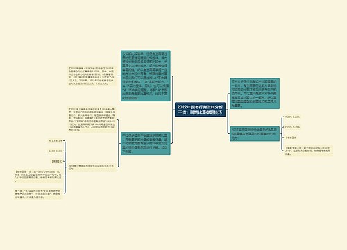 2022年国考行测资料分析干货：现期比重做题技巧
