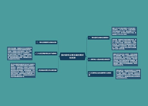 国内股权众筹发展的现状和优势