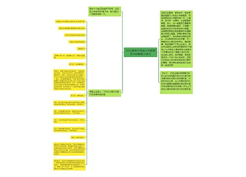 2022国考行测定义判断题目中的解题小技巧