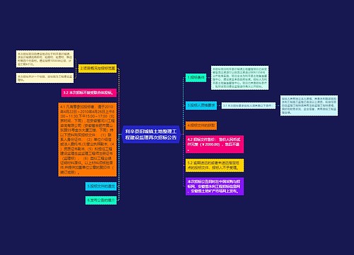 利辛县旧城镇土地整理工程建设监理再次招标公告