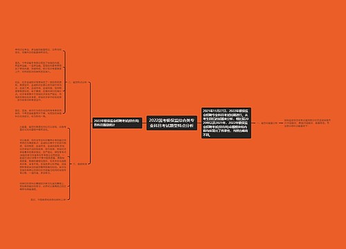 2022国考银保监综合类专业科目考试题型特点分析