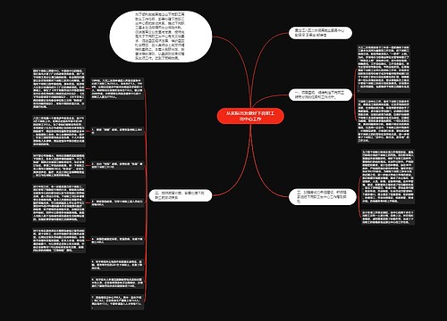 从实际出发做好下岗职工出中心工作