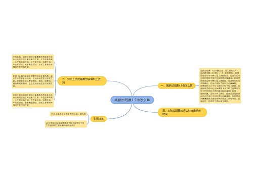 底薪加班费1.5倍怎么算