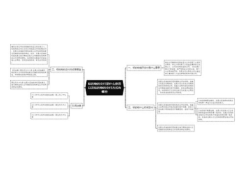 标的物的交付是什么意思以及标的物的交付方式有哪些